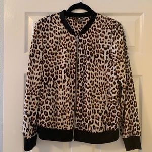 Leopard Express Light Weight Bomber Style Jacket